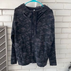 Fabletics Long Camo Hoodie, XS
